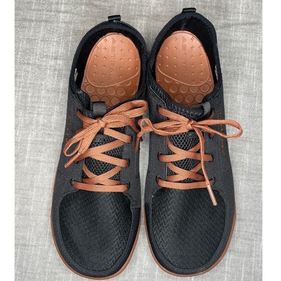 Astral Loyak Mens Water Shoes Black Brown G.15 Rubber Sole NCS22U2 Size 10 - Picture 2 of 7